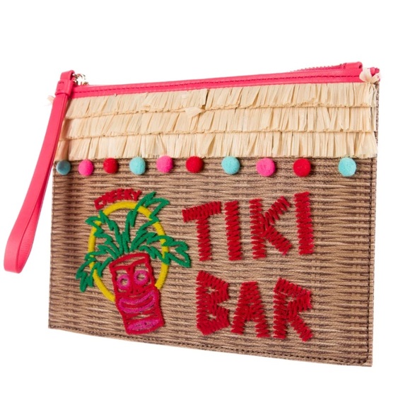 Kate Spade "Breath of Fresh Air" Tiki Bar clutch NWT - Picture 3 of 12